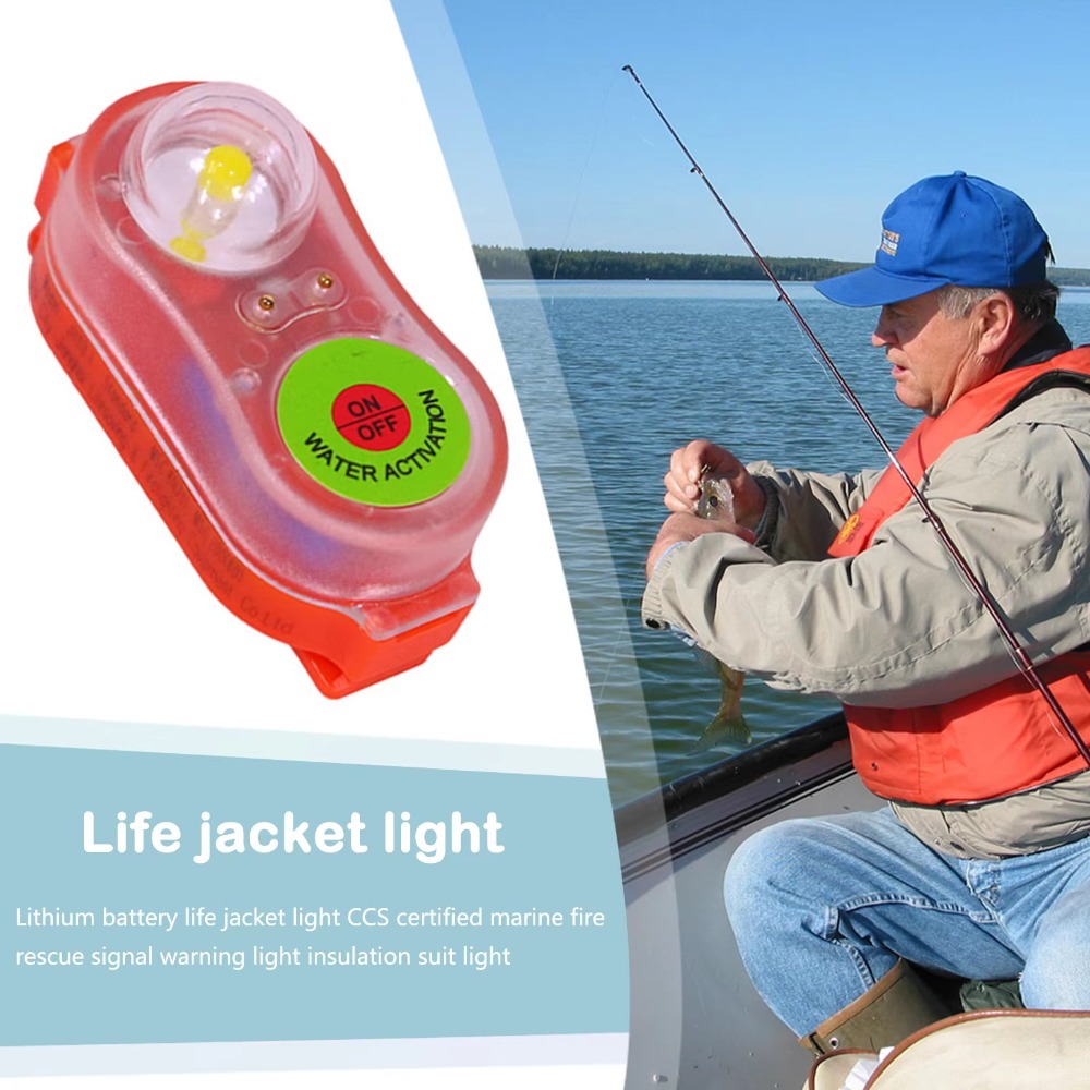 Life Jacket - 1/2 szt. Nowa Wodoodporna LED-owa Lampka